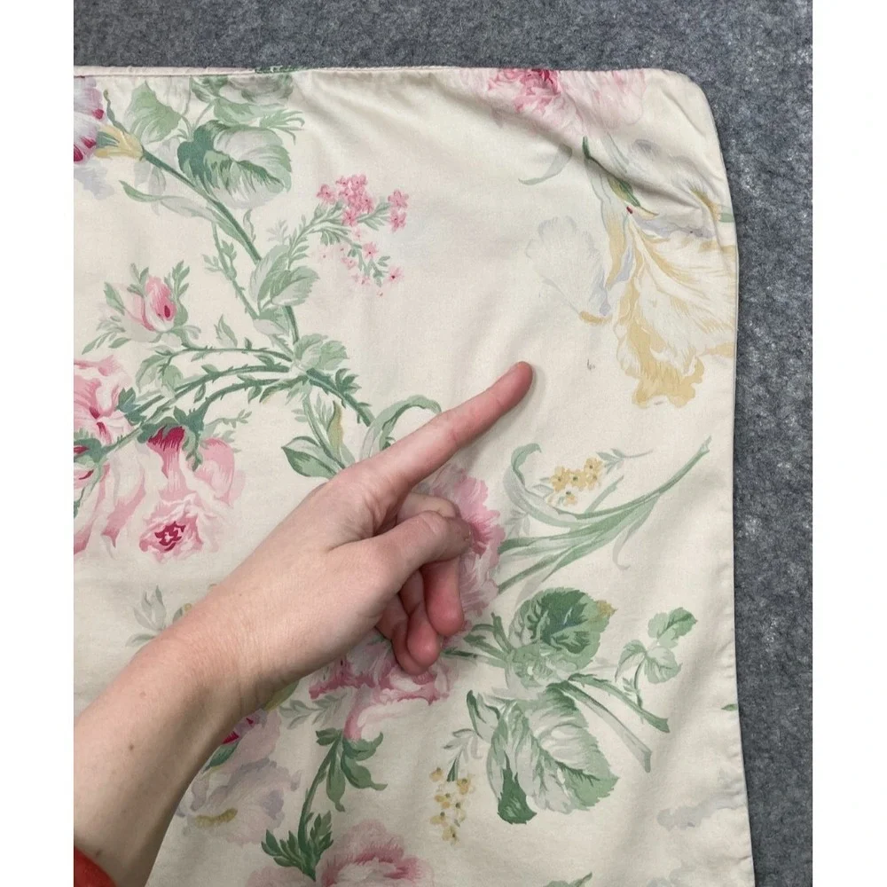 Vintage Ralph Lauren Therese Standard Pillowcase Floral